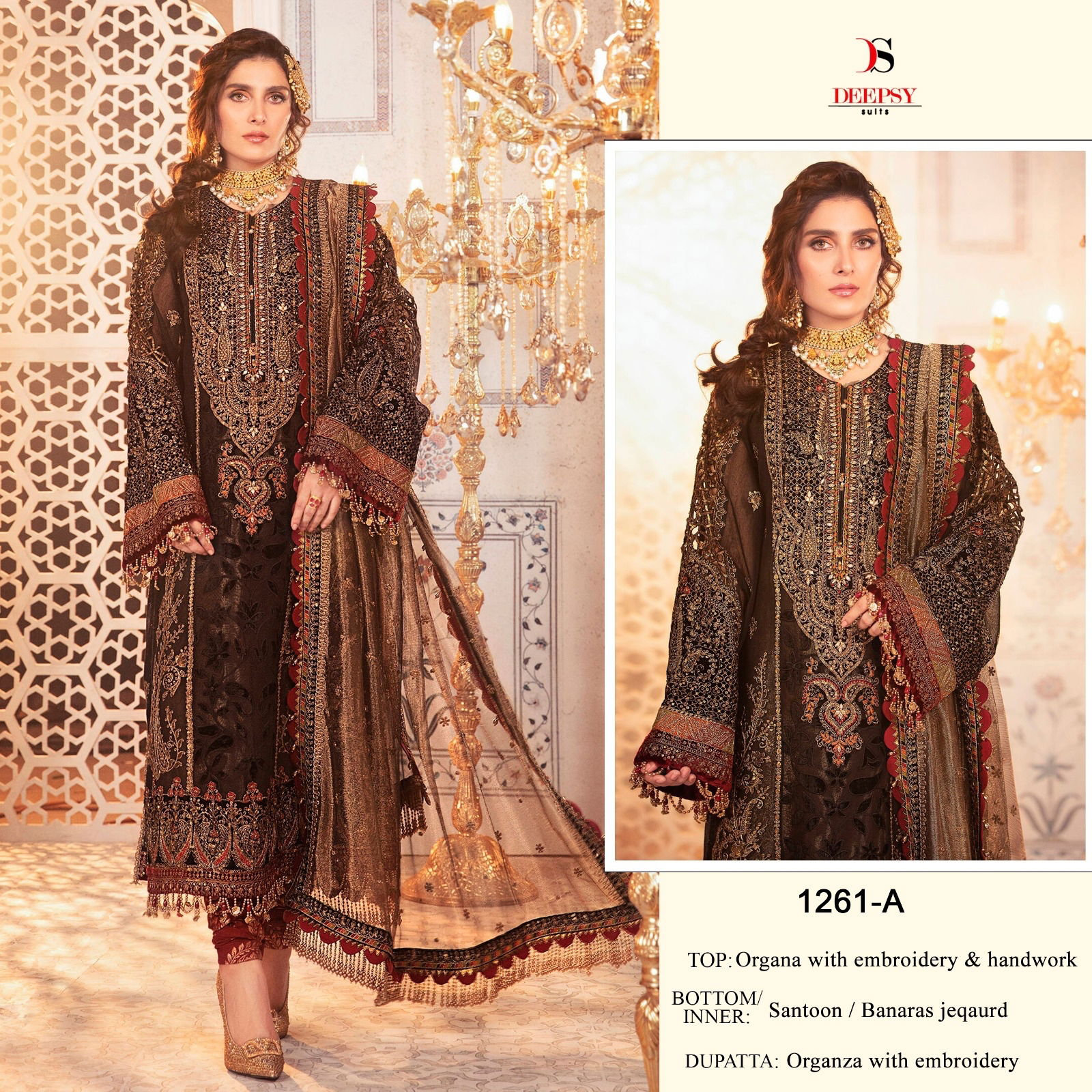 1261 ABCD Deepsy Suits Wedding Wear Wholesale Pakistani Salwar Suits Catalog